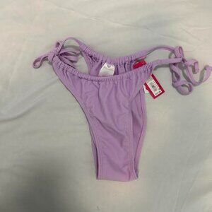 purple tie bikini bottoms